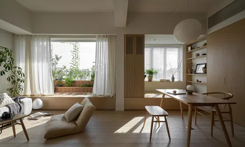 Ấn tượng với căn hộ cũ 62m2 được cải tạo thành không gian sống tràn ngập ánh sáng