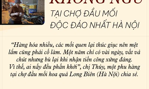 Chuyện của những người không ngủ tại chợ đầu mối độc đáo nhất Hà Nội