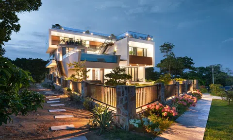 Ấn tượng với biệt thự có bể bơi "treo lơ lửng", hướng trọn view Vịnh Hạ Long