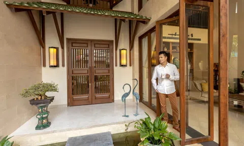 Ngắm nhìn biệt thự 400m2 mang phong cách Nhật Bản của ca sỹ Quang Dũng
