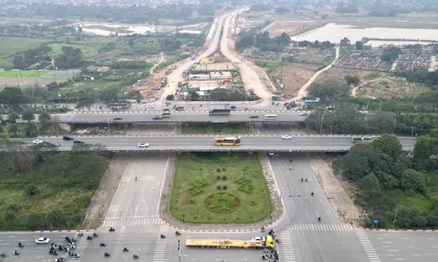 Hà Nội: Cận cảnh tuyến đường 740 tỷ đồng sẽ thông xe trong tháng 4/2024