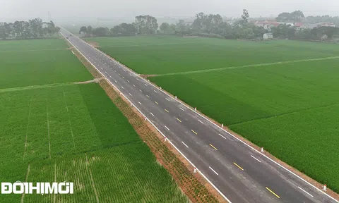 Hình ảnh mới nhất của tuyến đường kết nối Bắc Giang - Hà Nội trước ngày hoàn thành