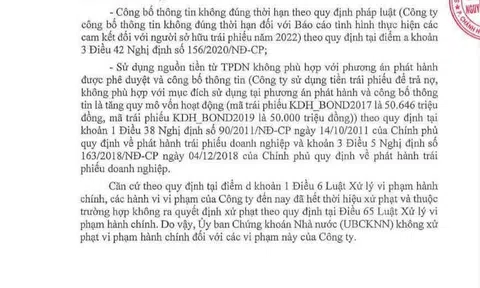 Công ty cổ phần Đầu tư và Kinh doanh nhà Khang Điền: Khoảng trống hậu kiểm trái phiếu doanh nghiệp