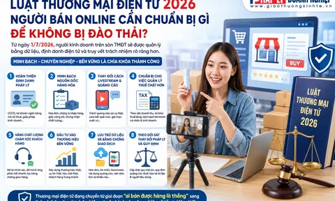 Luật Thương mại điện tử 2026: Người bán online cần chuẩn bị gì để không bị đào thải?