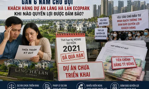 Khách hàng dự án Làng Hà Lan Ecopark chờ gần 6 năm bao giờ quyền lợi người mua nhà được giải quyết?