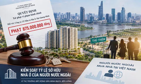 Đại Quang Minh bị phạt 875 triệu đồng do chậm thông báo bán 87 căn hộ cho người nước ngoài