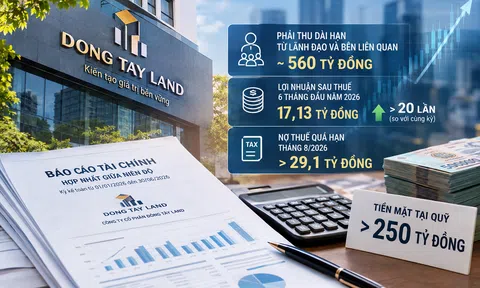 Đông Tây Land: 560 tỷ đồng phải thu bên liên quan và dấu hỏi về dòng tiền