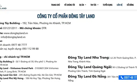 Đông Tây Land: Lợi nhuận tăng mạnh, áp lực tài chính vẫn cần được làm rõ