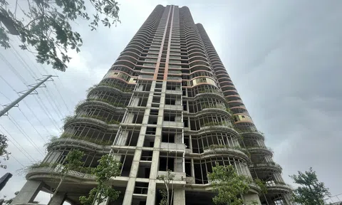 Hà Nội: Siêu tháp 45 tầng rục rịch thi công trở lại sau 4 năm bỏ hoang?