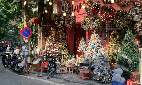 Phố Hàng Mã “lên đồ” sớm đón Giáng sinh