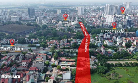 Hai tuyến đường mới, rộng 4 làn xe tại quận Long Biên sẽ đi qua những vị trí nào?