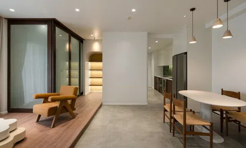 Tham khảo thiết kế chung cư 84 m2 mở rộng không gian sống