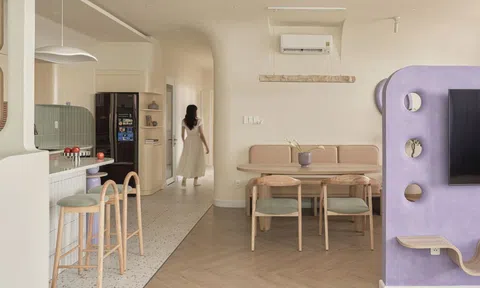 Thiết kế căn nhà muôn sắc với các tone màu pastel nhẹ nhàng