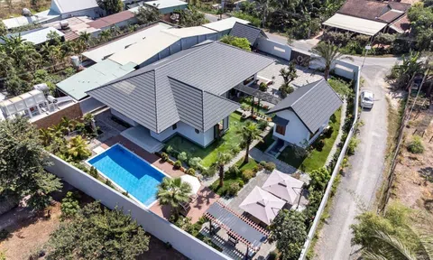 Ngôi nhà vườn Tây Ninh thu hút mọi ánh nhìn nhờ điểm nhấn kiến trúc độc đáo