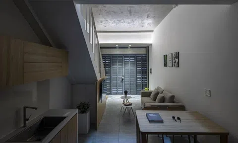 Khám phá căn nhà có thiết kế kiến trúc lệch tầng cùng giếng trời thoáng gió