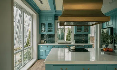 Phong cách Coastal Farmhouse biến căn biệt thự ở Ecopark như bên trời Âu