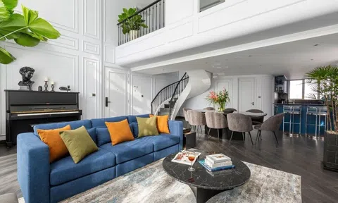 Sức hút tân cổ điển pha lẫn hiện đại trong căn hộ duplex độc đáo