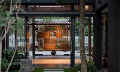 Bất ngờ với phong cách thiết kế căn biệt thự nội thành Hà Nội như không gian nghỉ dưỡng