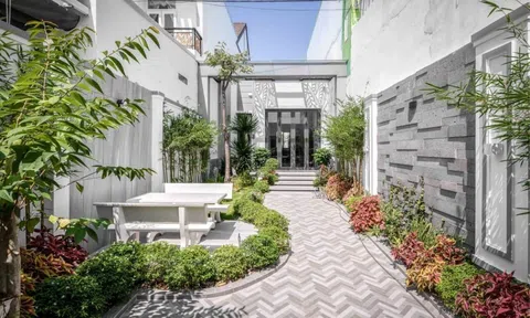 Ngôi nhà cấp 4 sở hữu mặt tiền "siêu phẩm" giữa quê nhà, đẹp tựa resort