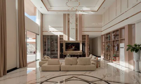 Biệt thự Sóc Trăng ứng dụng giải pháp tránh nóng hướng Tây nhờ hồ bơi và hàng hiên rộng