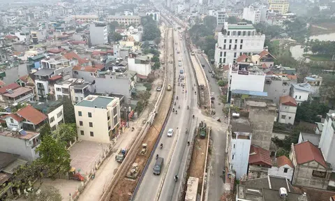 Dự án 800 tỷ đồng đường Âu Cơ - Nghi Tàm tăng tốc thi công, sẽ cán đích trong tháng 6
