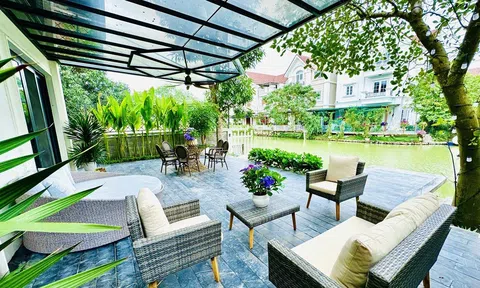 Ngắm biệt thự 60 tỷ xa hoa ven hồ của diễn viên Lã Thanh Huyền