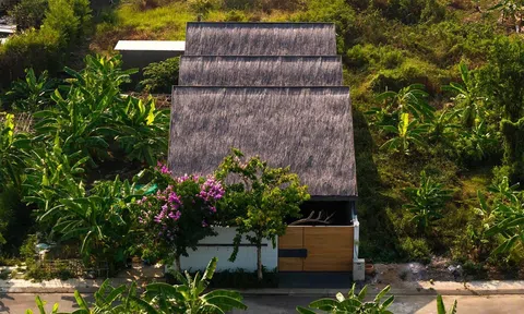 Mê mẩn kiến trúc nhà mái dốc vùng ngoại ô TP. HCM