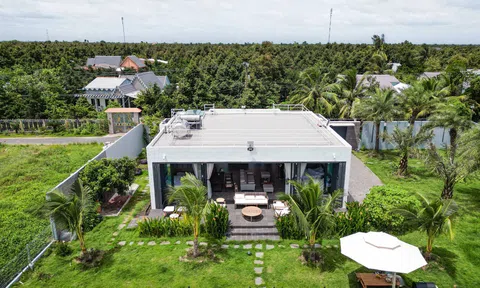 Chiêm ngưỡng Palm Villas - biệt thự tuyệt đẹp tựa ốc đảo xanh ở Tiền Giang