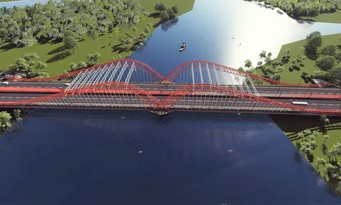 Cầu Cỏ May - công trình cách điệu từ cánh chim hải âu tại cửa ngõ TP. Vũng Tàu