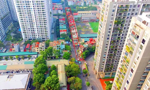 Hà Nội: Dự án mở rộng đường Nguyễn Tuân đẩy nhanh tiến độ giải phóng mặt bằng