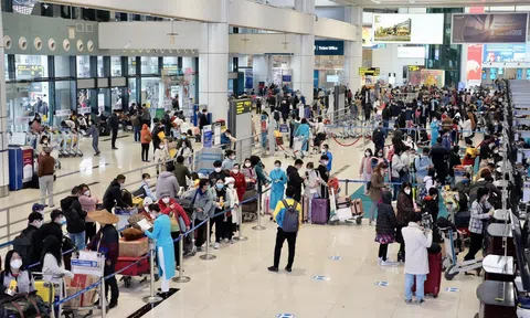 Khách quốc tế qua sân bay Nội Bài cao kỷ lục