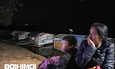 Tê tái phận đời xóm ngụ cư ở bãi giữa sông Hồng những ngày rét đậm