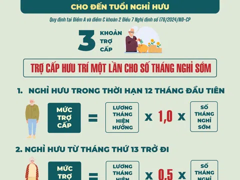 Sắp xếp bộ máy tiền lương tháng để tính hưởng chính sách về hưu trước tuổi như thế nào?