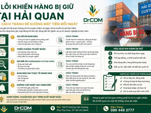5 lỗi khiến hàng bị giữ tại hải quan và cách tránh để không “chảy máu” chi phí mỗi ngày