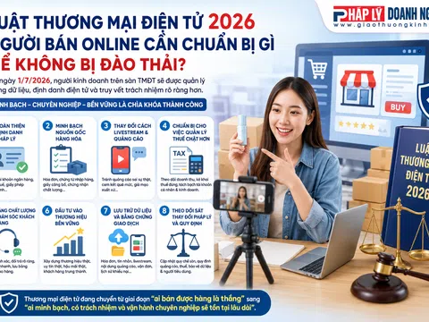 Luật Thương mại điện tử 2026: Người bán online cần chuẩn bị gì để không bị đào thải?