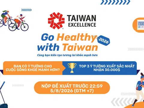 Go Healthy with Taiwan 2026 mở Chương trình Cố vấn Top 20, tìm kiếm sáng kiến y tế và sức khỏe từ Việt Nam và toàn cầu