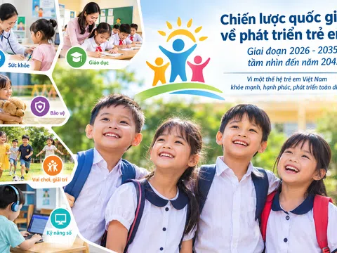 Chiến lược quốc gia về phát triển trẻ em đến năm 2035: Hướng tới môi trường sống an toàn, phát triển toàn diện