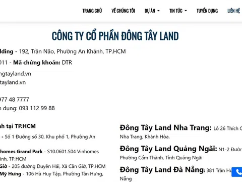 Đông Tây Land: Lợi nhuận tăng mạnh, áp lực tài chính vẫn cần được làm rõ