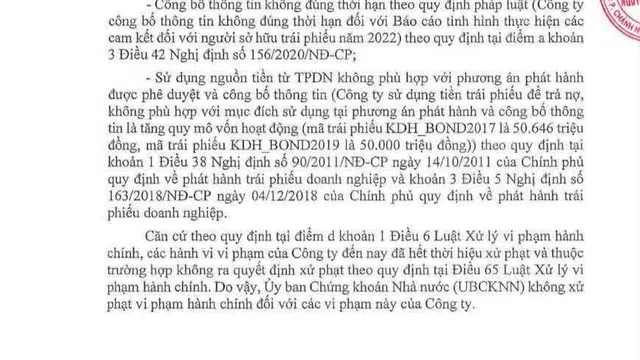 Công ty cổ phần Đầu tư và Kinh doanh nhà Khang Điền: Khoảng trống hậu kiểm trái phiếu doanh nghiệp